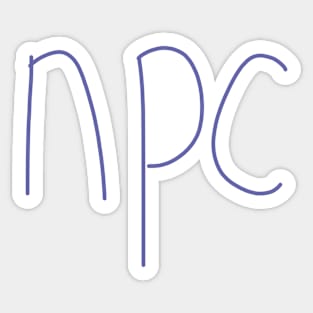 NPC Sticker